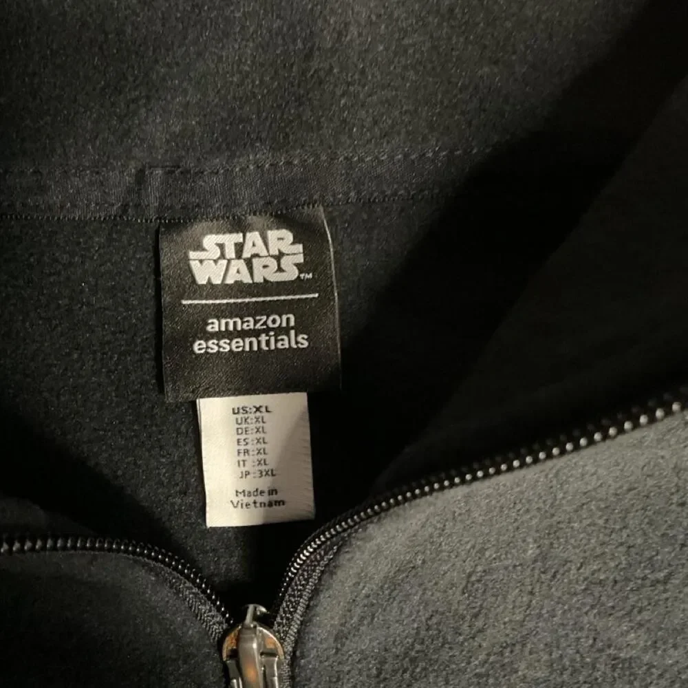 Star-wars Men's Black and Grey Jumper